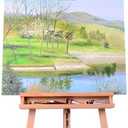 Mont Marte Floor Easel w/Tilt Beech Wood