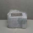 GEOPHIA 8 Pack Extra Large Pencil Box with Removable Divider, Thickened Pencil Case Bulk, Clear Crayon Marker Organizer Stackable Plastic Small Storage Containers for Pen Craft School Supplies (Grey)