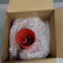 Sosation 4 Pieces Collapsible Stadium Horn 24 Inch Vuvuzela Plastic Trumpet Horn Blow Noisemakers for Sporting Events Football Games Sports Party Supplies Favors Accessories(Red)