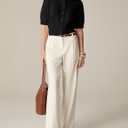 Womens Fall Lightweight Knit Short Sleeve Button Down Sweater Cropped Pullover Ribbled Cardigan 2025 (Black, L)