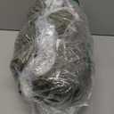 YnM Chunky Cotton Knit Throw Blanket, Cable Knit Throws for Bed Couch Sofa, Comfy & Relaxing, Decorative Piece for Farmhouse Modern Boho Rustic Scandinavian Chic Vibe, Pine Green 50x60 Inches