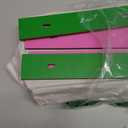 4pcs Pink and Green Witch Party Decorations Wood Table Centerpieces Witch Theme Birthday Table Decorations Pink and Green Party Tabletop for Boys Girls Birthday