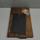 TAVR Dual Monitor Stand Riser, Computer Monitor Stands for 2 Monitors, Extra Long Multifunctional Desktop Organizer Riser for Computer, Laptop, PC, Printer, TV, Max 43.3" Length, Rustic Brown