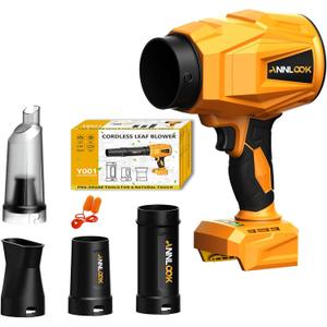 Cordless Leaf Blower Compatible with Dewalt 20V MAX Battery, 33000RPM CVT Mini Handheld Leaf Blower, Lightweight Blowers for Lawn Care, Yard, Blowing Snow, Leaves, Car Vacuum (Battery Not Included)