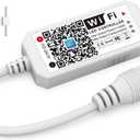 iNextStation Smart RGB WiFi LED Controller 4-Pin Output Compatible with Alexa/Google Home Assistant/IFTTT Android/iOS for SMD 3535 5050 2835 Color Changing LED Strip Lights