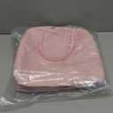 DALINDA Lunch Bag Lunch Box for Women Men Reusable Insulated Lunch Bags for Adults,Leakproof Cute Cooler Lunch Tote Bag, Large Capacity for Work Travel Picnic, PINK