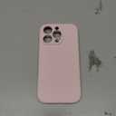 Vooii Compatible with iPhone 13 Pro Case, Liquid Silicone Upgrade [Camera Protection] [Soft Anti-Scratch Microfiber Lining] Shockproof Phone Case for iPhone 13 Pro 6.1 inch - Chalk Pink