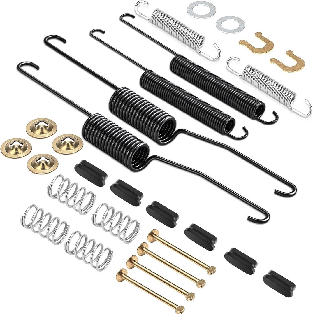 Rear Drum Brake Shoe Hardware Kit Fit for Chevy Silverado 1500 2008-2013 GMC Sierra 1500 2008-2015, 18K2089 H7365 1406-291243