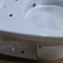 TOTO Drake Elongated TORNADO FLUSH Toilet Bowl with CEFIONTECT, Cotton White - C776CEG#01