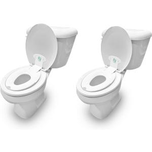 Ingenuity: ity by Ingenuity Flip & Sit Potty Seat 2pk (White) – Easy to Set Up & Remove Potty Training Seat That Attaches to Adult Toilet Seat