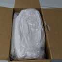 Bedsure White Queen Comforter Set - Bed in a Bag Queen 7 Pieces, Pintuck Bedding Sets White Bed Set with Comforter, Sheets, Pillowcases & Shams