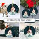 3 x Sheep Ornaments for Christmas Tree 2025 - Gifts for Sheep Lovers, Farmers, Family, Funny Farm Animal Christmas Ornaments, Gifts for Animal Lovers Women, Men, Friend