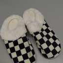 Guyarns House Slippers for Women & Men - Fuzzy, Casual Indoor/Outdoor Shoes with Memory Foam & Faux Fur Lining, 46-47