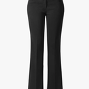 Design by Olivia Women's Relaxed Boot-Cut Office Pants Trousers Slacks,S