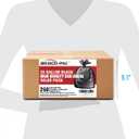 33 Gallon Trash Bags, 250 Count Bulk, Black Garbage bags, Multi-purpose Trash Can Bin Liners for Home Commercial, Outdoor, Construction, Industrial, Janitorial, Municipal, Lawn, Leaf