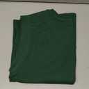 Women's Cap Sleeve Tank Top Crew Neck T Shirts Loose Fit Basic Summer Casual Tee Tops (Dark Green) S