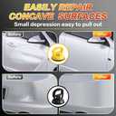 Car Dent Puller 3 Pack Dent Puller Powerful Car Dent Removal Kit Suction Cup Dent Puller for Car Dent Repair Dent Remover Tool for Car Body,Tiles Lifting,Objects Moving,Screen (Yellow+Black)
