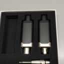 Wireless XLR Microphone Transmitter & Receiver, UHF Wireless Mic System, 16 Channels XLR Mic Adapter for Dynamic Microphone, Audio Mixer, Electric Guitar Bass, 48V Phantom Power, 250ft Range