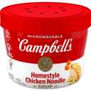 Campbell's Homestyle Chicken Noodle Soup Microwavable Bowl, 15.4 oz.