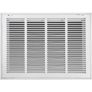 Howeall 20"W x 14"H [Duct Opening Size] Steel Return Air Filter Grille - Removable Face/Door for 1 inch Filters -HVAC Vent Cover Grill - White [Outer Dimensions: 22 5/8"W X 16 5/8"H]