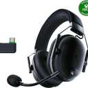 Razer BlackShark V2 Pro Wireless Xbox Gaming Headset: 50mm Drivers - Super Wideband Mic - Noise Isolating Earcups - for Xbox, PS5, Nintendo Switch 2, PC, Mac - Bluetooth, USB-C - 70hr Battery - Black