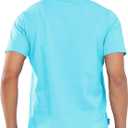 NORTHYARD Men's Heavyweight Cotton T-Shirts Casual Crewneck Short Sleeve Graphic Shirts for Men (Blue, M)