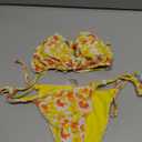 Bikinis Swimsuit Set for Women Swimwear Triangle Bathing Suit Tie String Thong Small