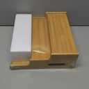 Bamboo Expandable Can Rack Organizer for Pantry, Stackable 3 Tier Canned Food Organizers and Storage, Kitchen Cabinet, Can Holders Dispensers for Pantry Up To 24 Cans