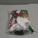 Solar Lighted Christmas Gingerbread Man Shape Flag - 8 Modes Double Sided Yard Flag, Xmas Decorations for Patio, Lawn, Outside Garden Decor (Gingerbread Man C - 12x18)