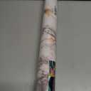 AbaBoorty 400" x15.8" White Marble Contact Paper Glossy Marble Wallpaper Peel and Stick Countertops for Kitchen Counter top Bathroom Stick Paper Granite Self Adhesive Waterproof Wallpaper