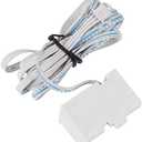 MECCANIXITY Ice Full Switch Sensor for Ice Maker Magnet Door Panel Switch 140cm Three Lines White