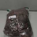 ReachMe Womens Oversized Sherpa Pullover Hoodie with Pockets Fuzzy Fleece Sweatshirt Plaid Fluffy Jacket Coat Size M