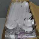 Jingmore 24 Pcs Graduation Cups with Straws Bulk 13.5 oz Class of 2026 Plastic Mason Jars Reusable Tumbler Coffee Tea Hot Cocoa Beverage Happy Graduation Tumbler for Congrats Grad Party Gifts(Purple)