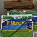 Filtrete 20x20x1 AC Furnace Air Filter, MERV 8, MPR 700, Tough on Pollen, Easy on Airflow, 3-Month Pleated 1-Inch Electrostatic Air Cleaning Filter, 4-Pack (Actual Size 19.880 x 19.880 x 0.78 in)