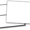 5" X 7" Heavyweight (80lb Cover) Blank White Greeting Card Sets (100 Cards & Envelopes)