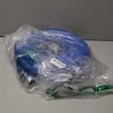 1.5" x 100 ft Backwash Hose for Swimming Pools, Heavy Duty PVC Lay Flat Water Discharge Hose,Durable Pool Drain Hose with Aluminum Pin Lug Fittings for Pump And Filters