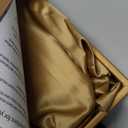 Blissy Silk Pillowcase - 100% Pure Mulberry Silk - 22 Momme 6A High-Grade Fibers - Silk Pillow Cover for Hair & Skin - Regular, Queen & King (Gold, Standard)