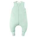 Rayon Made From Bamboo Sleep Sack 6-12 Months 1.0 Tog Ultra Soft Toddler Sleep Sack with Feet 2-Way Zipper Unisex Baby Sleeping Bag with Legs Baby Wearable Blanket All-year-around-Green