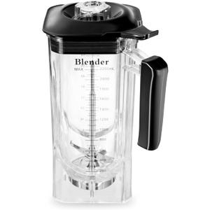 80 OZ Container Blender Pithcer Jar with Blade Replacement for WantJoin K90, CRANDDI K90 and Senlee B-90A Food-Grade BPA-Free Pitcher