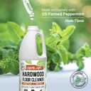 Mighty Mint Hardwood Floor Cleaner, Ready-to-Use with Mops and Sprayers, Natural Mint Scent, 32oz