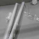 Shower Curtain Rod Tension No Drilling Adjustable 51-86 In, White