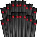 Robelle 10 ft. 12-Pack Heavy Duty Black Double Chamber Pool Cover Weights, .33 MM Thick Vinyl, Pool Water Bags, Water Tubes