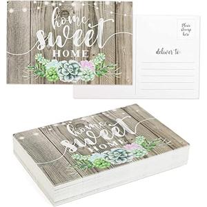 Rustic Home Sweet Home Postcard Set (6 x 4 In, 96 Pack) Rustic Home Sweet Home Postcard Set (6 x 4 In, 96 Pack)