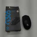 Logitech G305 LIGHTSPEED Wireless Gaming Mouse, Hero 12K Sensor, 12,000 DPI, Lightweight, 6 Programmable Buttons, 250h Battery Life, On-Board Memory, PC/Mac - Black