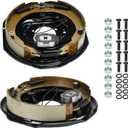 2Pcs 12" x 2" Electric Trailer Brake for 5,200lbs 6,000lbs 7,000lbs Left and Right