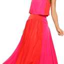 Petal & Pup Women's Lula Set (Red/Pink) XS