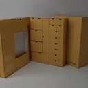 Yellow Baby Keepsake Box - Baby Memory Box - Baby Boy or Girl