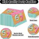 140PCS 6 7 Birthday Party Decorations Paper Plates Napkins Cups Forks Knifes Tableware Set 6 7 Birthday Themed Supplies Serve 20 Guests