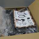 Firewood Rack Outdoor Indoor - Firewood Holder with Canvas Log Carrier Heavy-Duty Sturdy Waterproof Wood Storage Firewood Organizer for Fireplace Decor