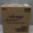 Always Discreet Adult Incontinence Pads for Women, Drier vs Poise, 6 Drop Regular Length, Extra Heavy Absorbency, Pads for Bladder Control Management, Bladder Leaks, & Postpartum Pads, 66ct